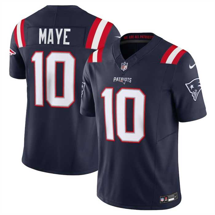 Men & Women & Youth New England Patriots #10 Drake Maye Navy 2024 Draft F.U.S.E. Vapor Limited Football Stitched Jersey,We sell and wholesale Men & Women & Youth New England Patriots #10 Drake Maye Navy 2024 Draft F.U.S.E. Vapor Limited Football Stitched Jersey on line form chian!